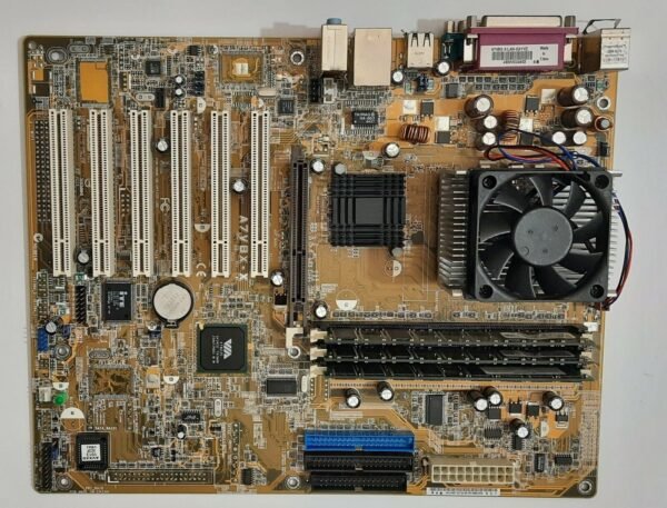 ASUS A7V8X-X Sockel A  AGP retro Mainboard + AMD Athlon XP 1800+ + 1GB DDR-RAM