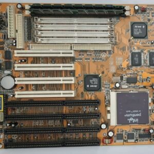 PCChips M560 Sockel 7 ISA retro Mainboard + Pentium MMX 166MHz + 64MB SD-RAM