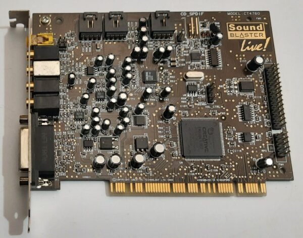 Creative Sound Blaster Live! PCI Soundkarte (CT4760, EMU10K1, retro, 1999) - Image 2