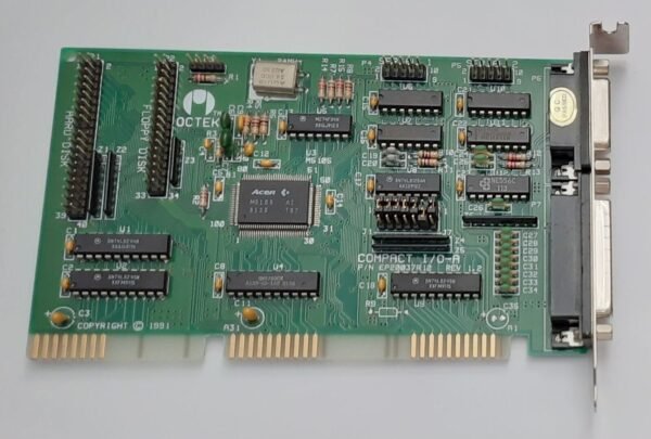 Octek Compact I/O-A ISA Multi-I/O IDE Floppy Controller (Acer, retro, 1991) - Image 2