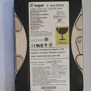 Seagate ST320410A IDE Festplatte (20GB, 2002)