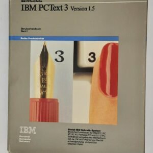IBM PCText 3 Version 1.5 (5,25" Disketten inkl. Handbücher in 2 Orginalschubern)