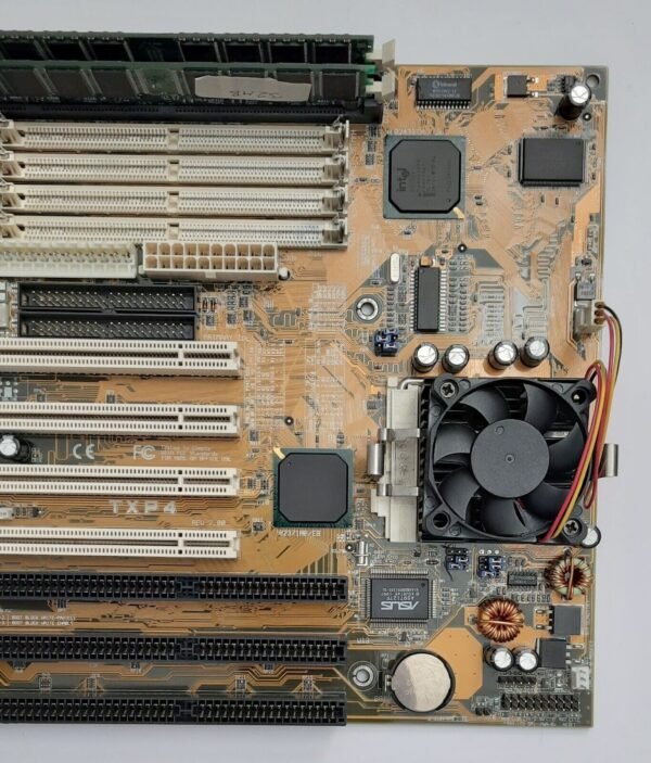 ASUS TXP4 Sockel 7 ATX/AT ISA retro Mainboard + IBM 6x86MX PR233 + 64MB RAM - Image 3