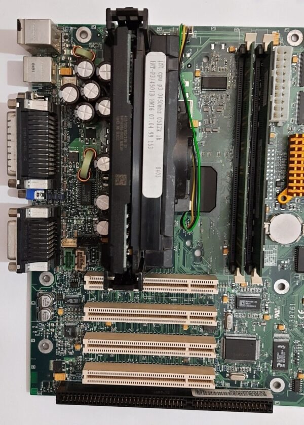 Intel SR440BX Slot 1 AGP ISA retro Mainboard + Pentium II 450MHz + 192MB SD-RAM - Image 2