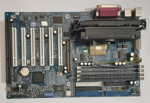 Gigabyte GA-BX2000+ Slot 1 ISA retro Mainboard + Pentium III 750MHz + 512MB RAM