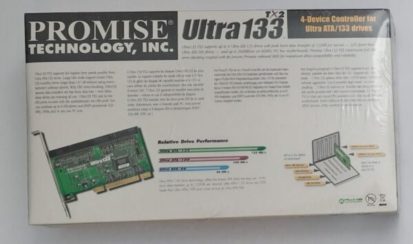 Promise Ultra133 TX2 PCI IDE Controller (retro, NOS, 2001) - Image 2