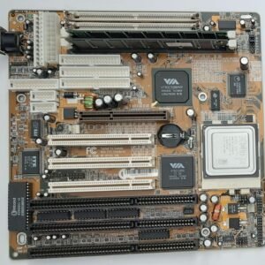 Shuttle HOT-591P Super Sockel 7 ISA AGP Mainboard + AMD K6-2 400MHz + 192MB RAM