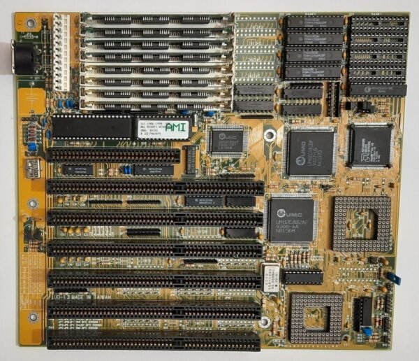 Modula Tech 3FLUD ISA retro Mainboard + AMD Am80386DX 40MHz + 8MB RAM
