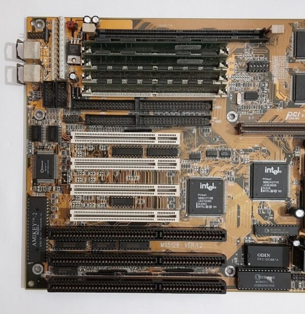 MSI MS-5129 i430VX Sockel 7 ISA Mainboard + Intel Pentium 166MHz + 48MB RAM - Image 2