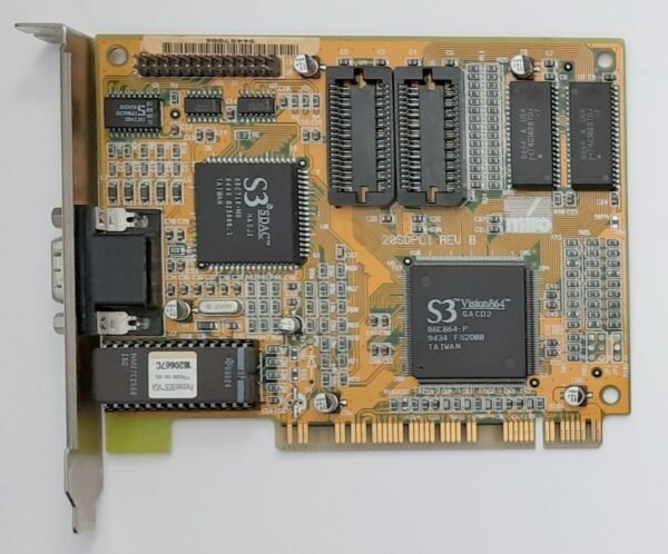 miro Crystal 20SD PCI Grafikkarte (S3 Vision864, 86C864, 1MB, retro, 1994)