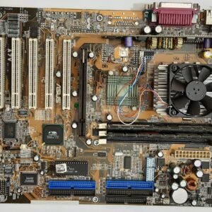 ASUS A7V 1.02 Sockel A retro AGP Mainboard + AMD Athlon 1000MHz + 392MB SD-RAM