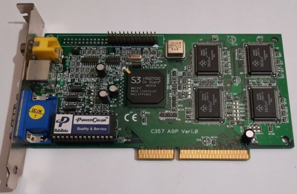 Powercolor C357 AGP Grafikkarte (S3 ViRGE/GX2, 86C357, 4MB, 1998) - Image 2