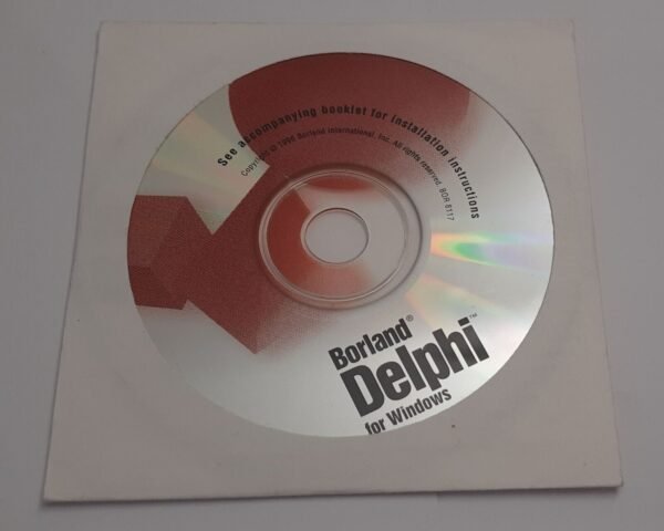 Borland Delphi for Windows CD-ROM (retro, 1995)