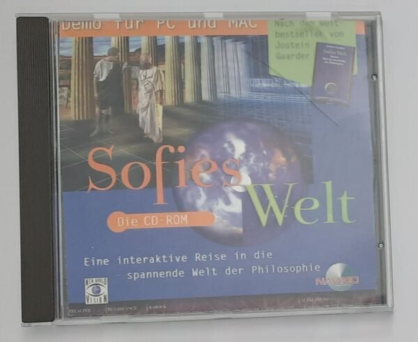 Sofies Welt. Demo für PC und MAC. CD-ROM (New World Vision, Navigo, retro)