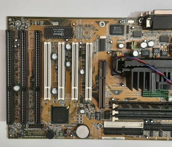 MSI MS-6119 Slot 1 ISA Mainboard + Intel Pentium III 500MHz + 128MB SD-RAM - Image 2