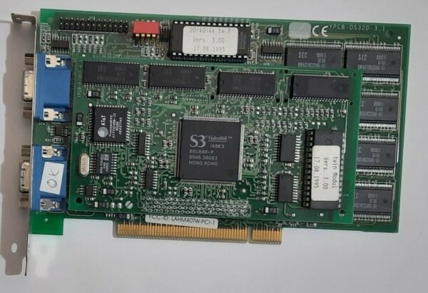miro Magic 40SV Twin PCI Grafikkarte (S3 86C968 + 86C868, 4MB + 2MB, 1995)