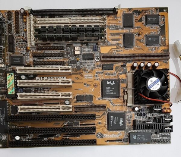 ASUS P/I-P55TVP4 Sockel 7 ISA retro Mainboard + Pentium MMX 200MHz + 64MB RAM - Image 3