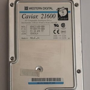 Western Digital Caviar 21600 IDE Festplatte (1624MB, 1.6GB, 1997)