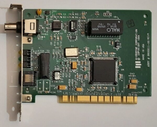 Microdyne / Eagle NE5500 Plus PCI Netzwerkkarte (RJ45, BNC, Ethernet, AMD, 1995)