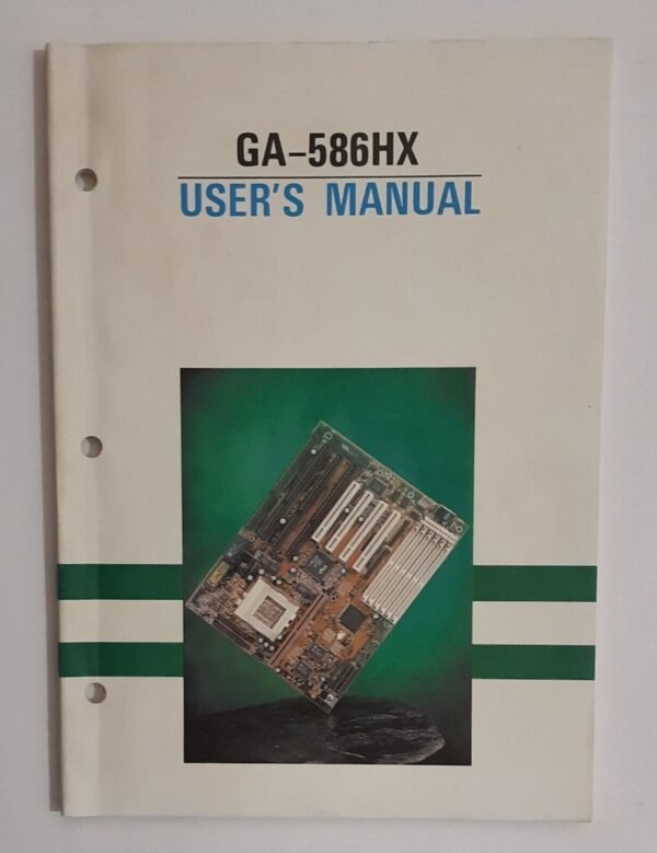Gigabyte GA-586HX Sockel 7 Pentium Mainboard User's manual / Handbuch