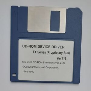 Microsoft / Mitsumi FX Series (proprietary Bus) CD-ROM Extensions Diskette 1993