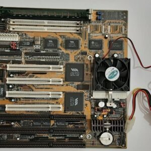 PCPartner VIB800DS Sockel 7 ISA Mainboard + Pentium MMX 200MHz + 64MB RAM