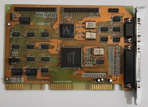 Goldstar(?) LGS-A2 ISA Multi-I/O IDE Floppy Controller (SMC, Winbond, 1991)
