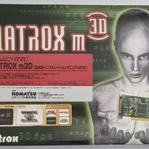 Matrox M3D/F PCI Grafikbeschleuniger (PowerVR PCX2, 4MB, OVP, retro, 1997)