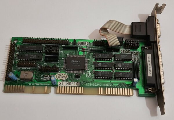Longshine LCS-6624G ISA Multi-I/O IDE Floppy Controller (Winbond, 1993) - Image 2