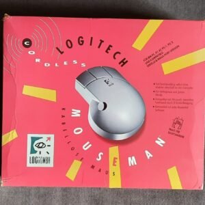 Logitech M-RA12 Cordless Mouseman (RS232, seriell, kabellos 1991, retro, NOS)