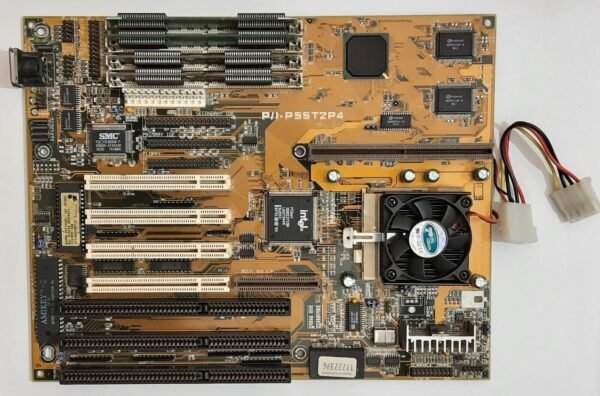 ASUS P/I-P55T2P4 i430HX Sockel 7 ISA Mainboard + Intel Pentium 133MHz + 32MB RAM