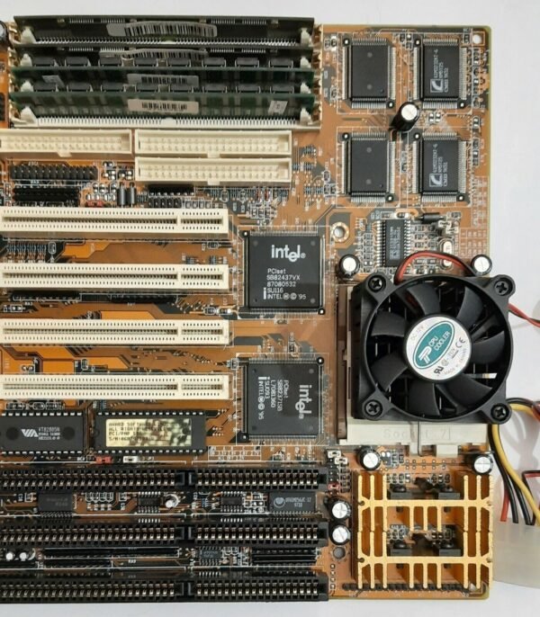 PCChips A101 Sockel 7 ISA Mainboard + AMD K6 200MHz + 48MB RAM - Image 3
