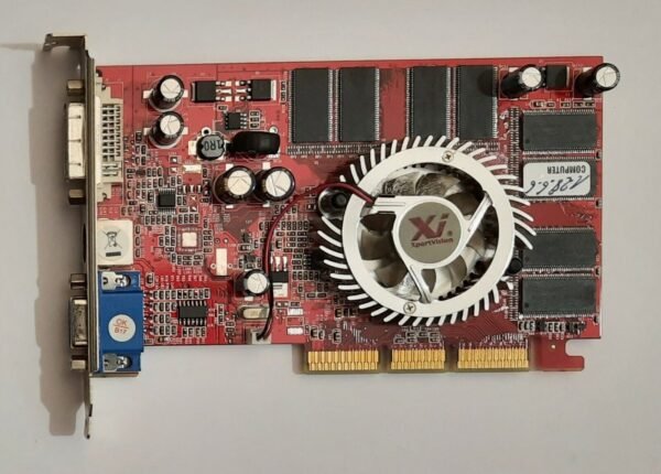 XpertVision GeForce FX5500 AGP Grafikkarte (nvidia, 256MB, VGA, DVI, TV out)