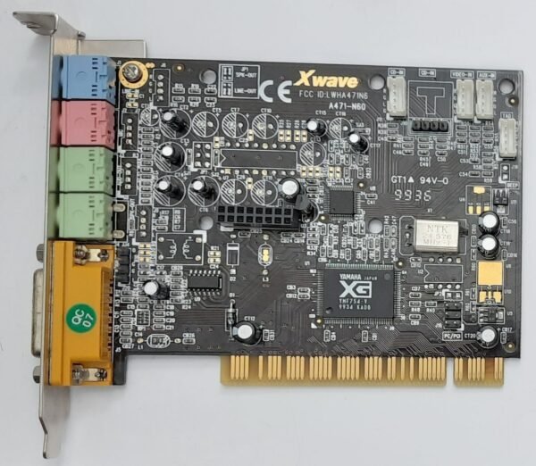 YAMAHA Xwave6000 PCI Soundkarte (A471-N60, Yamaha YMF754-Y, retro, 1999)