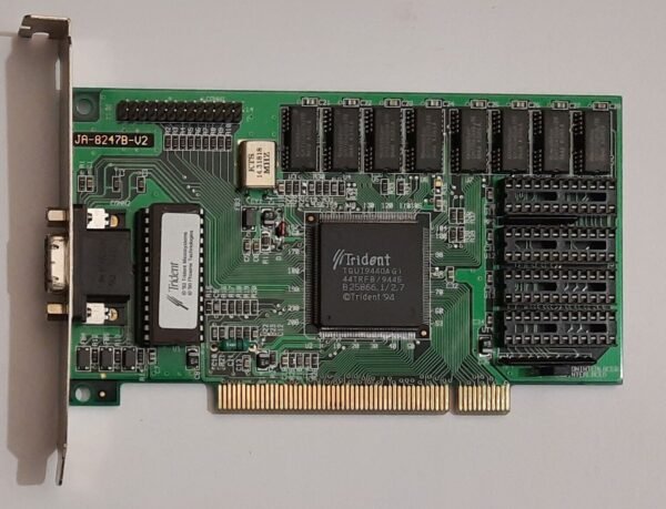 Jaton JAX-8247B PCI Grafikkarte (Trident TGUI9440AGi, 1MB, retro, 1994)