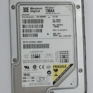 Western Digital Caviar 136AA IDE Festplatte (13.6GB, retro, 2001)