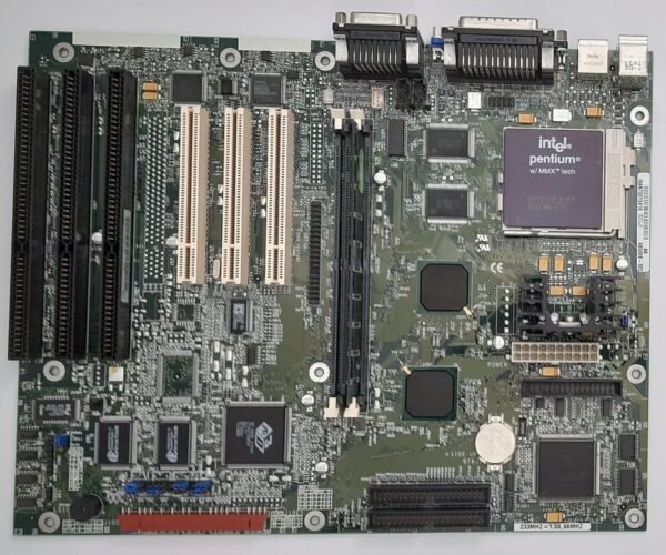 Intel Anchorage AN430TX Sockel 7 ISA Mainboard + Pentium MMX 200MHz + 32MB RAM
