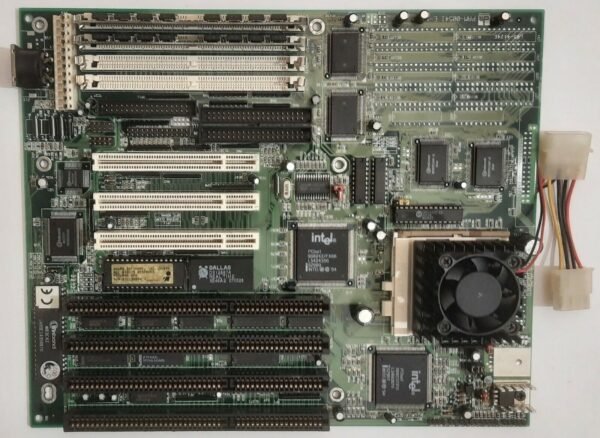 dtk PAM-0054I Sockel 7 ISA Mainboard + Intel Pentium 100MHz + 32MB RAM