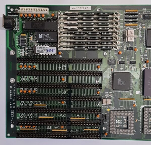 DD & TT Enterprise DT-423S 80486 ISA retro Mainboard + 80486DX2 66MHz + 8MB RAM - Image 2