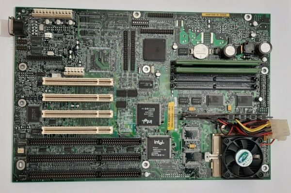 Intel Advanced/EV Sockel 5 ISA retro Mainboard + Pentium 100MHz + 32MB EDO RAM