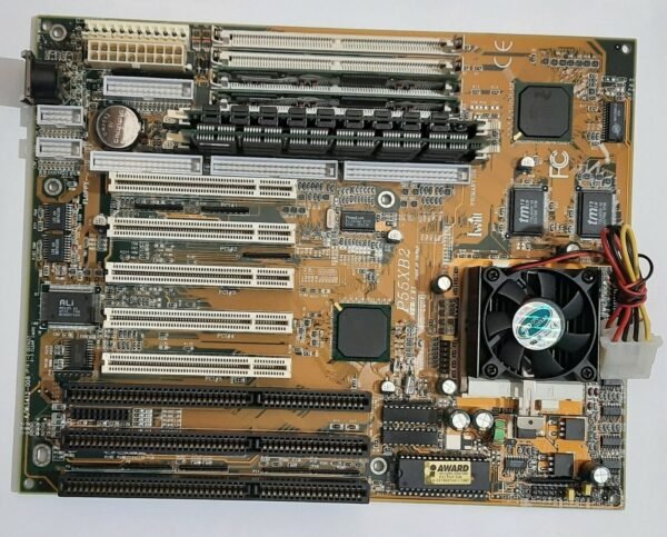 IWILL P55XB2 ISA AT/ATX Sockel 7 Mainboard + AMD K6 233MHz + 128MB EDO-RAM