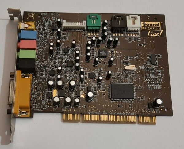 Creative Sound Blaster Live! Dell OEM PCI Soundkarte (SB0200, EMU10K1, 2002) - Image 2