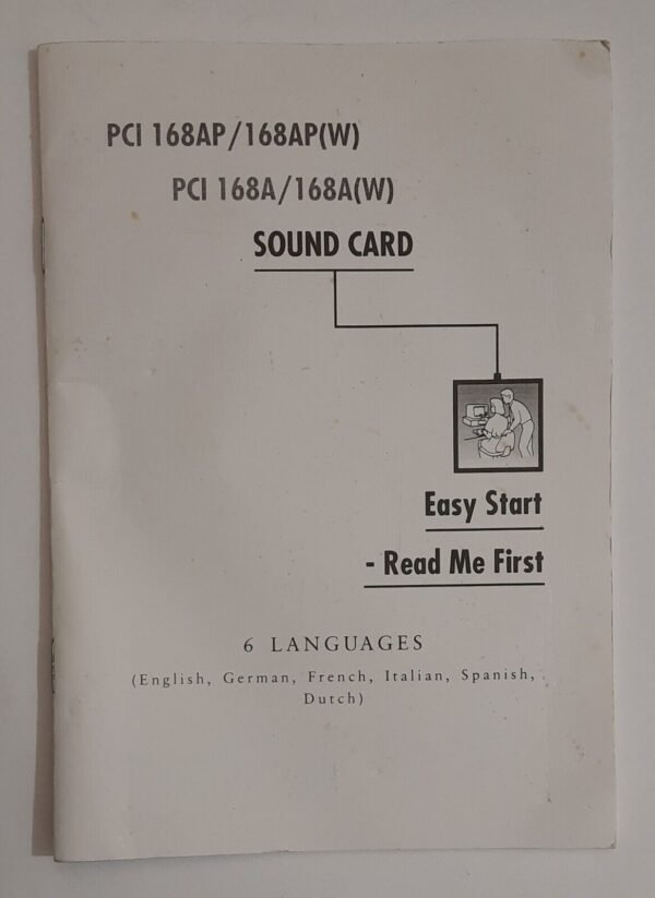 Aztech PCI 168 PCI Soundkarte (AZFIN AZF3328, 1998) + Handbuch - Image 5