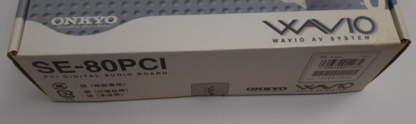 Onkyo WAVIO SE-80 PCI Soundkarte (ESS Maestro-3i , ES1983S retro, OVP, 2002) - Image 9