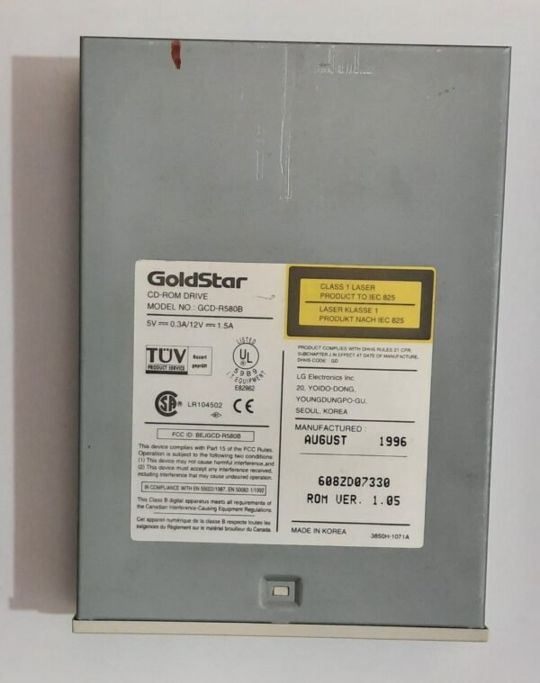 Goldstar GCD-R580B 8x IDE CD-ROM-Laufwerk (retro, 1996) - Image 2