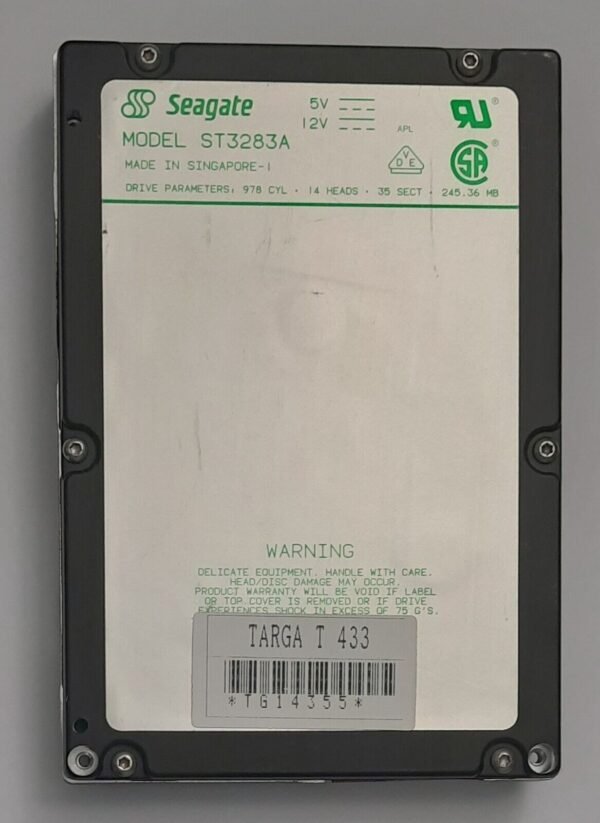 Seagate ST3283A IDE Festplatte (245MB, 1993)