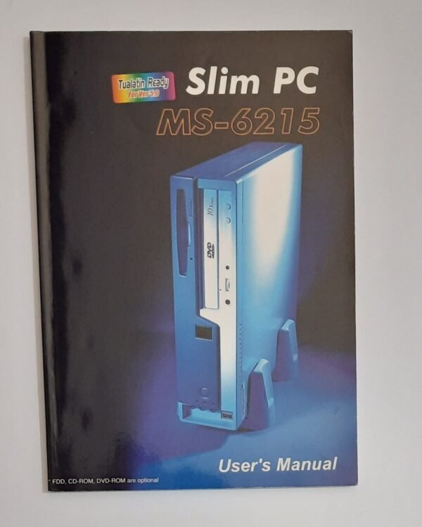 MSI MS-6215 Ver. 5 / Slim PC User's Manual / Handbuch