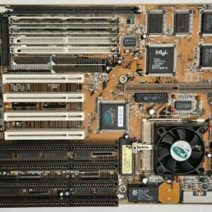 SOYO 5VA2 Sockel 7 ISA retro Mainboard + Intel Pentium 133MHz + 32MB RAM