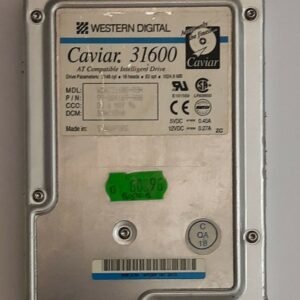 Western Digital Caviar 31600 IDE Festplatte (1624MB, 1.6GB, retro, 1996)