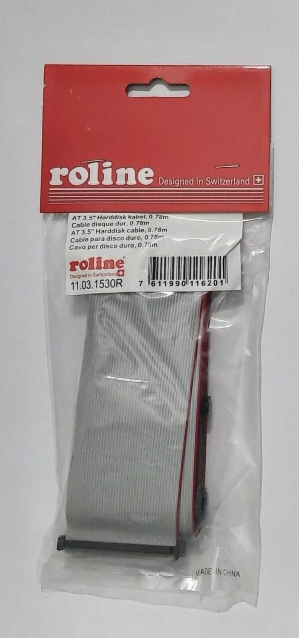 roline IDE Kabel Flachbandkabel 40-pol. 3 Abgriffe (0,78m, NOS)